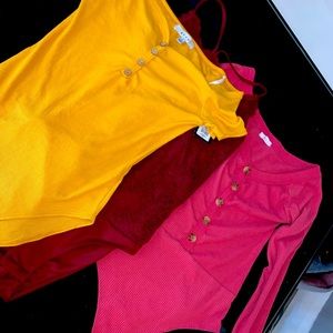 3 body suits size medium